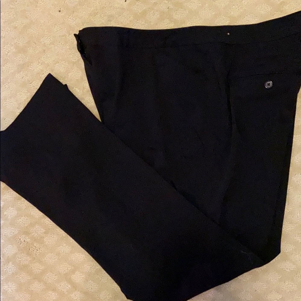 16W Worthington wide leg pants modern fit black